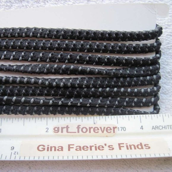 4 Black Goody Thin Elastic Stay Put Slide Proof Hold Secure Fit Hair Head Bands - Picture 3 of 5